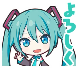Hatsune Miku telegram stickers