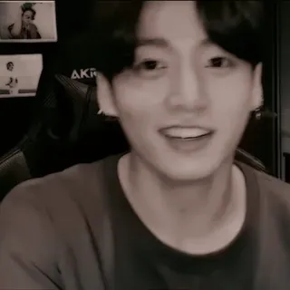 🗡 94916752 Jungkook Чонгук, K-pop, BTS, певец, знаменитость, портрет, мужчина whatsapp sticker