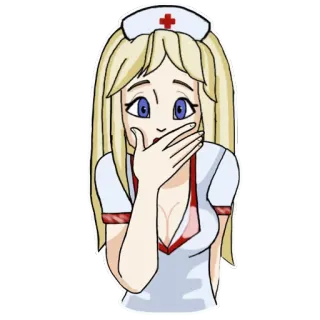 Медсестра by @psy_sex telegram stickers