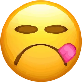 😠 1498c9dc Emoji, Triste, Llorando, Lágrimas telegram sticker