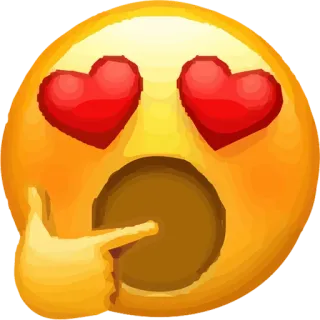 🥰 63e5484c emoji, amor, ojos de corazón, lindo, reacción telegram sticker
