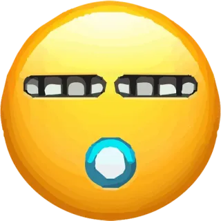 🤖 6fe7787e Emoji, Expresión, Sonrisa burlona, Cara telegram sticker