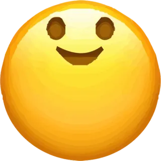 ☺️ 930c90db Emoji, Smiley, Amarillo, Feliz, Cara telegram sticker