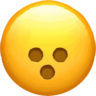 🧐 c0f9ed6a Emoji, Impactado, Sorpresa, Amarillo, Cara telegram sticker