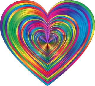 👩‍❤️‍💋‍👩 914e45b4 coração, arco-íris, cor, amor, orgulho whatsapp sticker