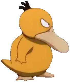 😡 65b52544 Psyduck Pokemon pokemon, psyduck, anatra, acqua, animale telegram sticker