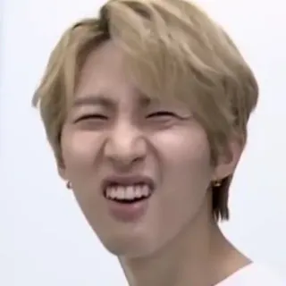 😨 1063befc 웃긴 얼굴, 표정, 짜증, 찡그림, 아시아인, 남자 telegram sticker