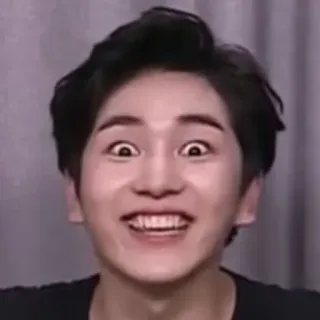 😆 2aeff2ca 남자, 얼굴, 인물, 표정, 행복, 놀람, 아시아인, 사람 telegram sticker