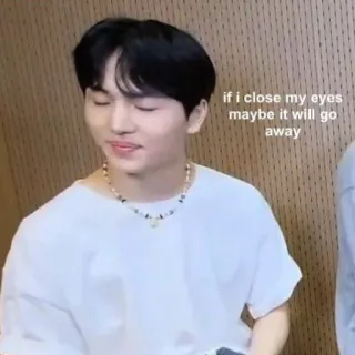 😴 72f0c6f8 if i close my eyes maybe it will go away 밈, 눈, 감다, 저리 가, 표정, 소년, 슬픈, 진술 telegram sticker