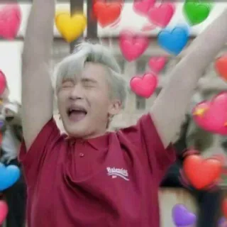 ❤️ c21fa522 하트, 사랑, 애정, 귀여운, 행복한, 신나는 telegram sticker