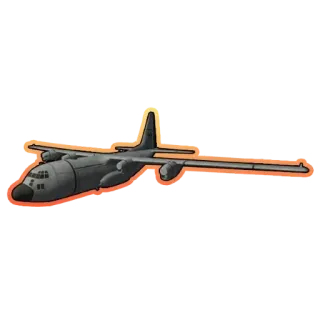 🌡 128660a1 Flugzeug, Militär, Transport, Fluggerät, Fracht telegram sticker