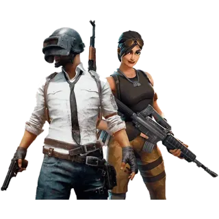 ⚔ 9162759e pubg, fortnite, waffe, schusswaffe, spiel, charakter telegram sticker