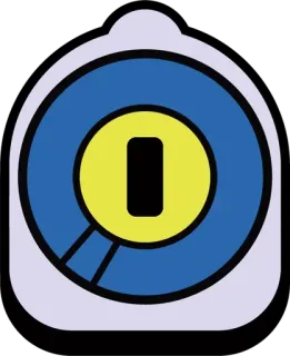 🤹 8df92dd7 olho, azul, amarelo, adesivo, abstrato telegram sticker