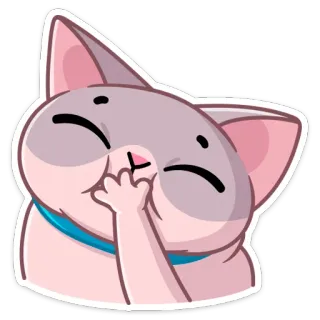 😀 99a47c30 gato, animal, fofo, gatinho, adesivo telegram sticker