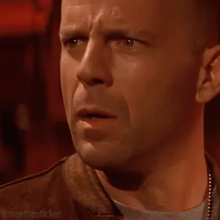 😧 7112173f John McClane Die Hard película, acción, John McClane, Duro de Matar, Bruce Willis telegram sticker