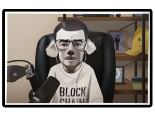 🐶 a130cc0d BLOCKCHAIN Blockchain, Technologie, Hund, Tier, Cartoon whatsapp sticker