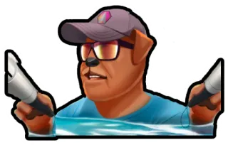 🌊 e805afc5 Hund, Künstler, Illustration, Cartoon, Zeichnung, Figur, Kreativ whatsapp sticker