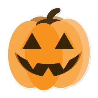 🎃 210fade6 호박, 할로윈, 가을, 가을, 잭오랜턴, 휴일 telegram sticker