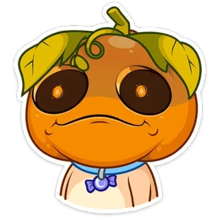 😐 3dc28e00 Kürbis, Halloween, Cartoon, Niedlich, Monster, Herbst, Fall telegram sticker