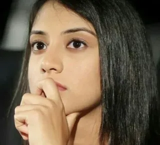 🤔 89d9e3ad retrato, mulher, pessoa, pensando, rosto, pensativa telegram sticker