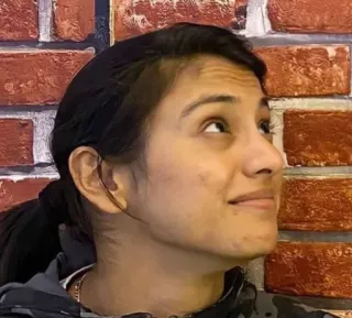 🤔 c1e1dcd3 mulher, retrato, rosto, pessoa, menina, olhando para cima telegram sticker