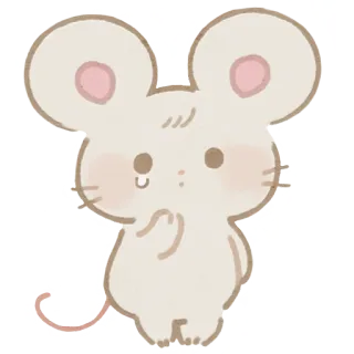 😥 67fc2761 Maus, Tier, Cartoon, Niedlich, Lustig telegram sticker