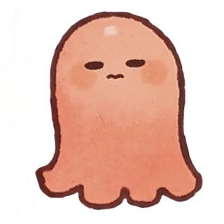 😐 75797e5e geist, kawaii, niedlich, cartoon, gruselig telegram sticker