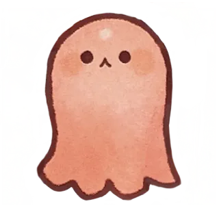 🙁 8b1563de geist, süß, kawaii, cartoon, aufkleber, gruselig, halloween, freundlich telegram sticker