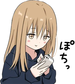 hoodiegirl(cool) • @punipuni_stickers telegram stickers