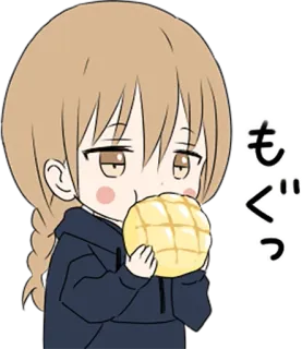 hoodiegirl(cool) • @punipuni_stickers telegram stickers