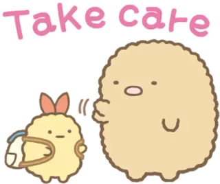 👋 48487d9f Take care 保重, 可爱, 角色, 卡通, 卡哇伊, 问候 telegram sticker