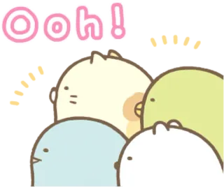 😯 efbc2b67 Ooh! 可爱, 卡哇伊, 哦, 贴纸, 角色 telegram sticker
