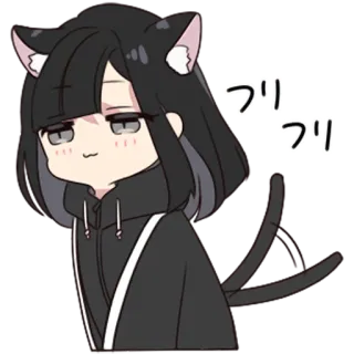 😸 3fe5d71c ツリ
ツリ cat girl, anime, cute, manga whatsapp sticker