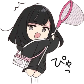 😨 1e2be817 ぴゃっ Anime, Chica, Dibujos animados, Linda, Manga, Red telegram sticker