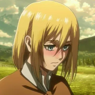 😳 89723abb Historia Reiss Attack on Titan Anime, Manga, Personnage, Historia Reiss, L'Attaque des Titans telegram sticker