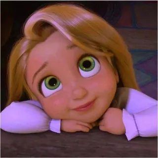 😊 cf0a0b68 Rapunzel Tangled dessin animé, princesse, Disney, personnage, animé, fille telegram sticker