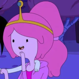 😁 debf6f01 Princess Bubblegum Adventure Time princess bubblegum, adventure time, cartoon, animated telegram sticker