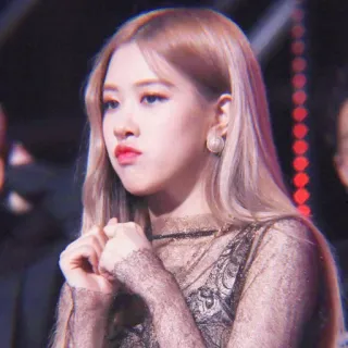 🌹 fe2a0b47 Rose 로제, 블랙핑크, K팝, 가수, 아이돌, 연예인 telegram sticker