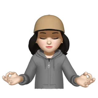 🤫 fe71619d meditatie, yoga, avatar, zen, kalmte, vrede, spiritueel telegram sticker