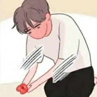 😳 7f82ca61 Dibujo animado, Anime, Llorando, Triste, Triste, Emocional, Personaje telegram sticker