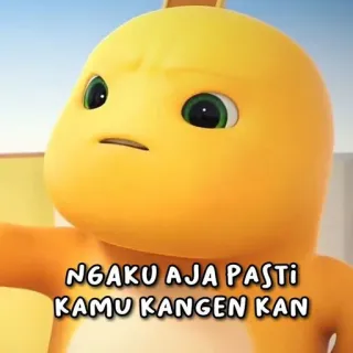 ➖ 86356ee8 NGAKU AJA PASTI KAMU KANGEN KAN whatsapp sticker