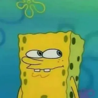 🌟 b278be90 Spongebob Squarepants 스폰지밥, 네모바지, 만화, 니켈로디언, 웃긴, 밈 telegram sticker