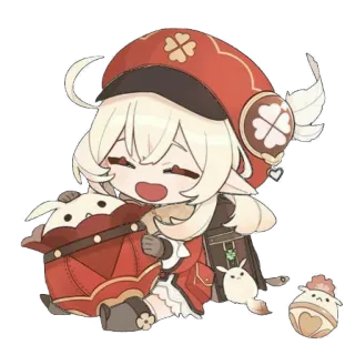 😍 a94e4eec Klee Genshin Impact Klee, Genshin Impact, Anime, Videospiel, Charakter, Chibi telegram sticker