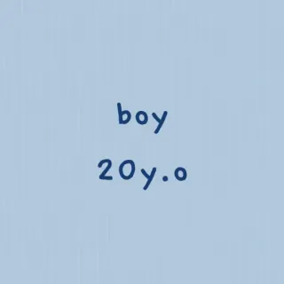 ✨ 58443f9d boy
20y.o 少年, 年齢, 20歳, 歳 telegram sticker