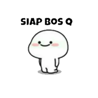 👌 3a4c5f7a 可爱, 卡通, 人物, 白色, 简单, 卡哇伊, 斑点 telegram sticker