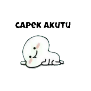 😞 ef8f0bff 可爱, 卡哇伊, 迷人, 贴纸, 水滴 telegram sticker