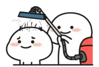 🍢 7f5a86d3 Kartun, Vakum, Botak, Lucu, Stiker whatsapp sticker