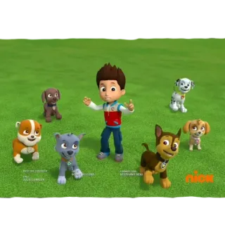 😊 2648d0ab Ryder Paw Patrol 퍼피 구조대, 라이더, 강아지, 만화, 개, 애니메이션 telegram sticker