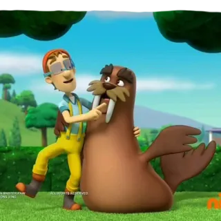 Pups save friendship day telegram stickers