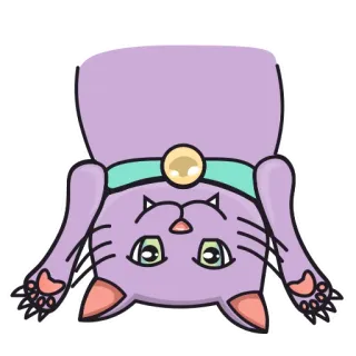 🙃 434c05c2 chat, animal de compagnie, mignon, animal, autocollant, dessin animé, animal domestique telegram sticker